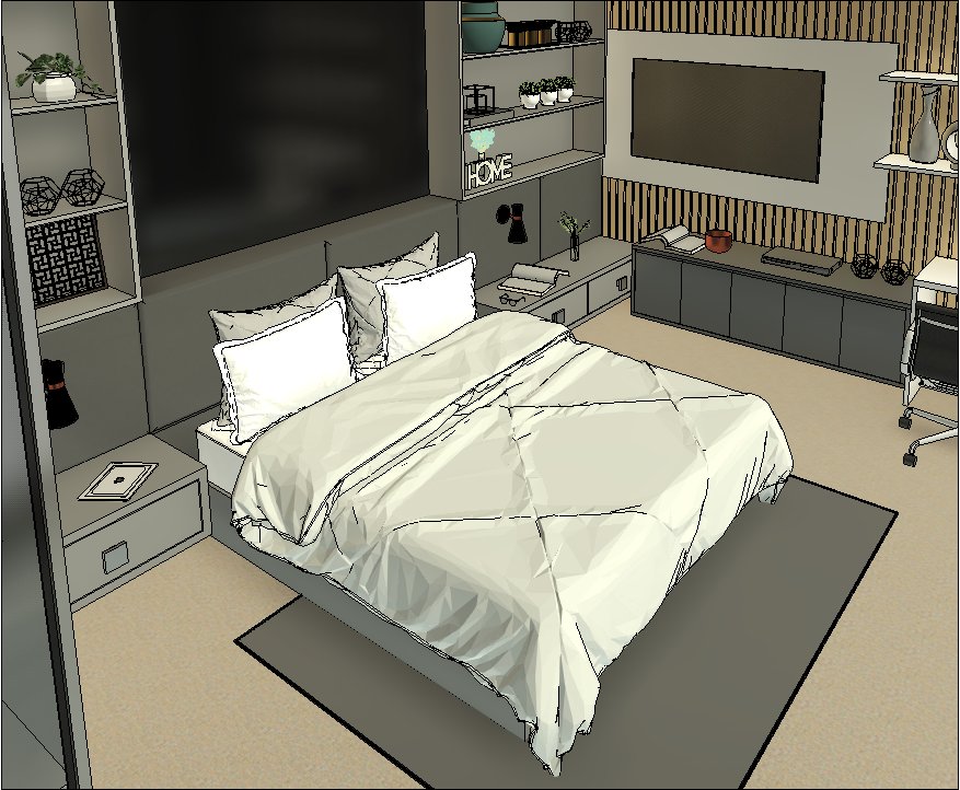 2-Storey Residential BIM Model — 3D Perspective View, Autodesk Revit